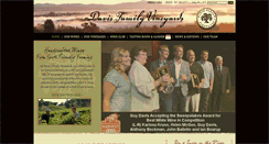 Desktop Screenshot of davisfamilyvineyards.com